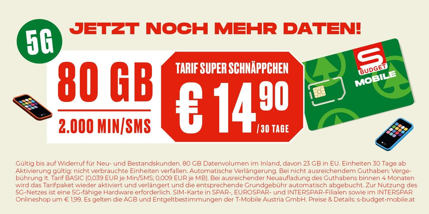 S-Budget Mobile Frühling Offer Always On